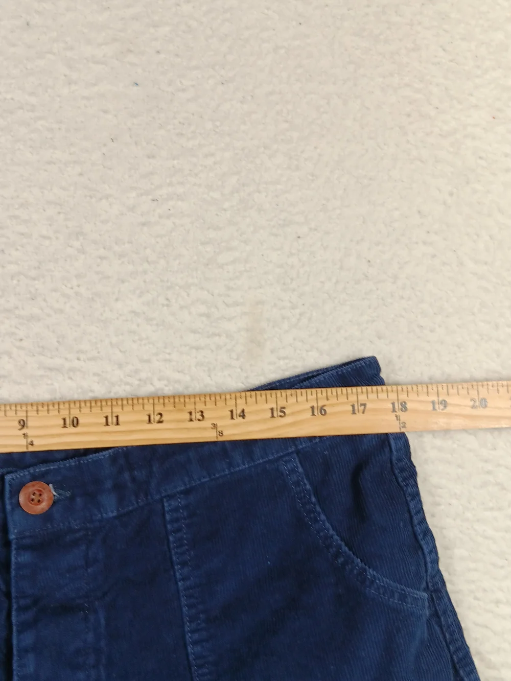 Birdwell Beach Britches Shorts Mens 36 Blue Classic Corduroy 5